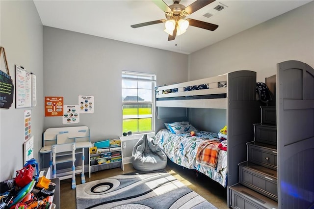 19499 Deerfield Loop, Loranger, LA 70446 - bedroom with ceiling fan