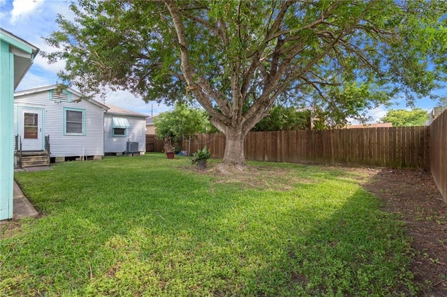 230 Jules Ave, Jefferson, LA 70121 - view of yard featuring entry steps and central AC unit