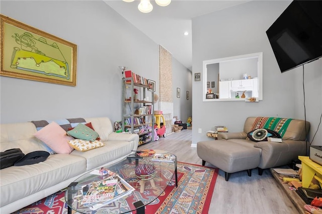 4716-18 Burgundy St, New Orleans, LA 70117 - living room with wood finished floors and recessed lighting