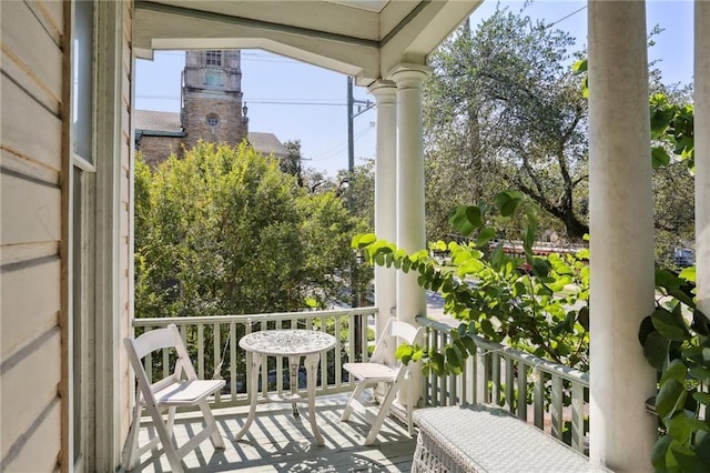 4501 Canal St, New Orleans, LA 70119 - view of covered porch
