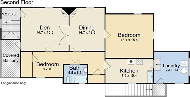4501 Canal St, New Orleans, LA 70119 - view of floor plan / room layout
