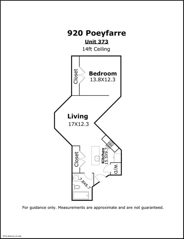920 Poeyfarre St Unit 373, New Orleans, LA 70130 - property floor plan