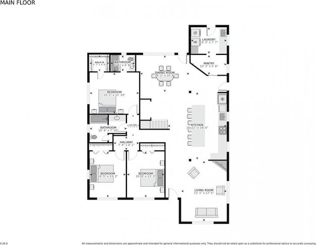 5844 Fleur De Lis Dr, New Orleans, LA 70124 - property floor plan