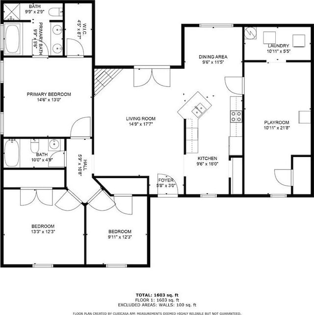 1613 Live Oak St, Slidell, LA 70460 - view of room layout