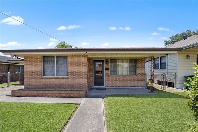 564 Saint Ann St, Marrero, LA 70072 - ranch-style house with brick siding and a porch