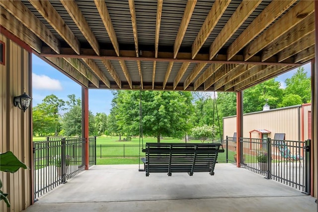 18064 Faller Rd, Tickfaw, LA 70466 - view of patio featuring view of scattered trees