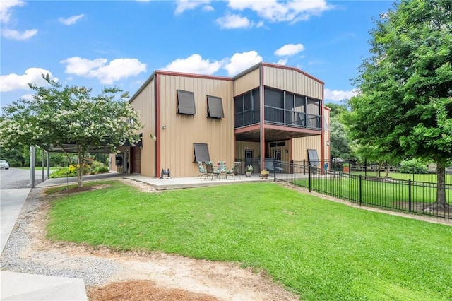 18064 Faller Rd, Tickfaw, LA 70466 - back of house with a patio
