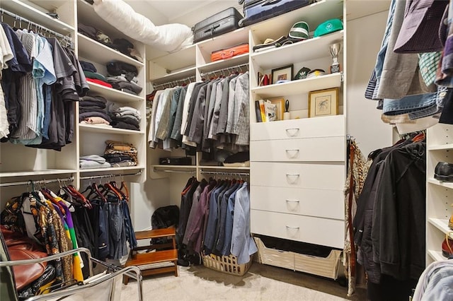 1026 Valence St, New Orleans, LA 70115 - walk in closet featuring carpet floors