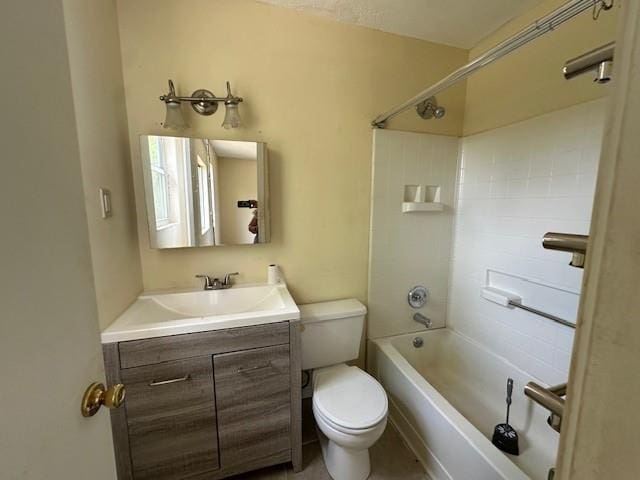 44373 Elmer Magee Rd, Franklinton, LA 70438 - bathroom with toilet, vanity, and shower / bathtub combination