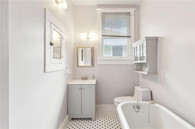 2239 General Taylor St, New Orleans, LA 70115 - full bath featuring a freestanding tub and vanity
