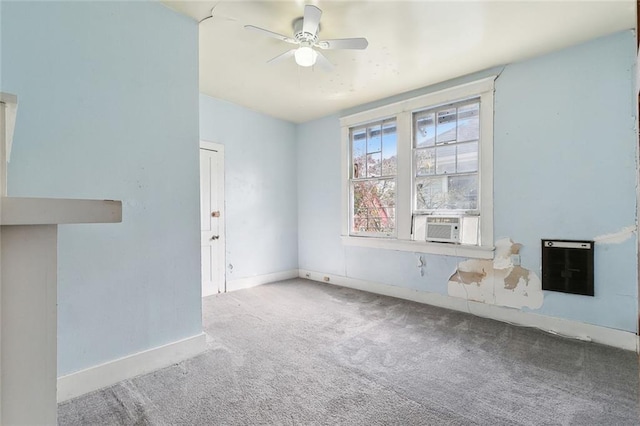 2239 General Taylor St, New Orleans, LA 70115 - carpeted spare room with a ceiling fan, heating unit, and cooling unit