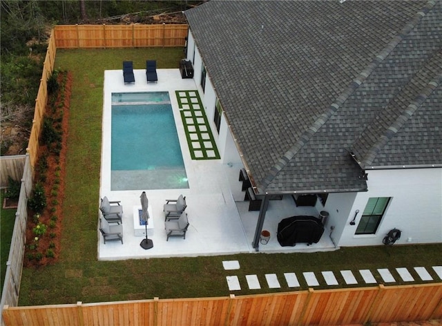 121 Chateau Papillon Ln, Mandeville, LA 70471 - view from above of property