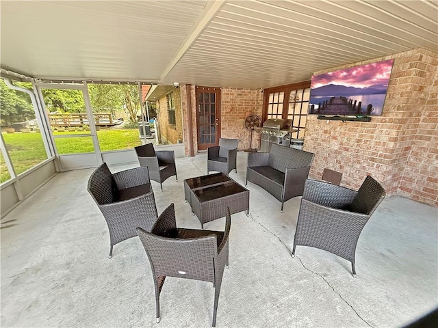 8809 Belle Grove Pl, River Ridge, LA 70123 - view of patio with an outdoor living space