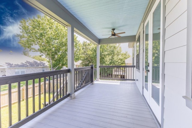 322 Spartan Loop, Slidell, LA 70458 - porch featuring a ceiling fan