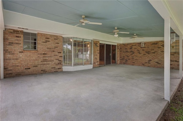 1569 Maplewood Dr, Slidell, LA 70458 - view of patio / terrace with ceiling fan