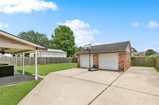 3405 Moss Ln, Violet, LA 70092 - view of detached garage