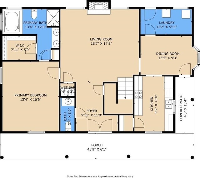 3405 Moss Ln, Violet, LA 70092 - home floor plan