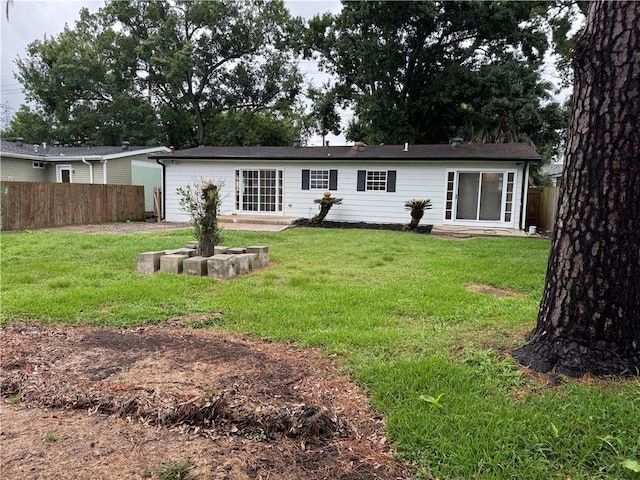 1005 David Dr, Metairie, LA 70003 - rear view of property with entry steps