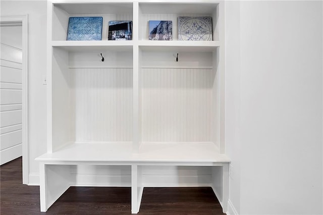 72163 Indian Trail Rd, Abita Springs, LA 70420 - mudroom with wood finished floors and baseboards