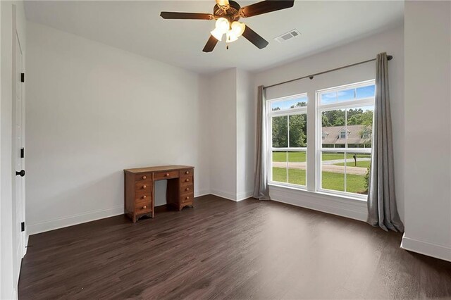 72163 Indian Trail Rd, Abita Springs, LA 70420 - spare room with dark wood finished floors and baseboards
