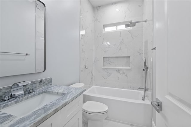 1208 Lucille Ave, Metairie, LA 70003 - full bath featuring vanity, toilet, and shower / bathtub combination