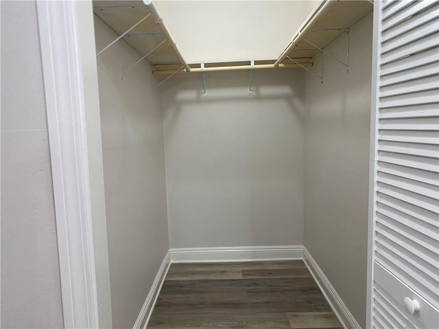 1919 Stephen Girard St, New Orleans, LA 70122 - spacious closet featuring wood finished floors