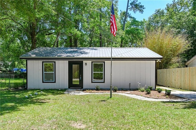 35210 Windsor Dr, Slidell, LA 70460 - view of front of home featuring board and batten siding and metal roof