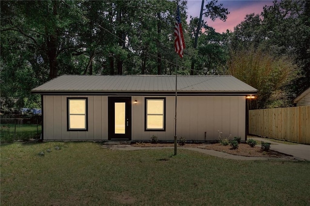 35210 Windsor Dr, Slidell, LA 70460 - view of front of property with board and batten siding and metal roof