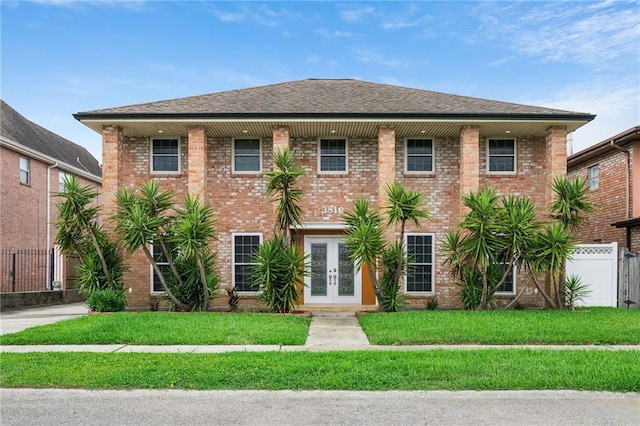 3816 Jean Lafitte Pkwy, Chalmette, LA 70043 - view of front of property featuring french doors and brick siding