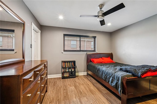 3816 Jean Lafitte Pkwy, Chalmette, LA 70043 - bedroom featuring wood finished floors, baseboards, and recessed lighting