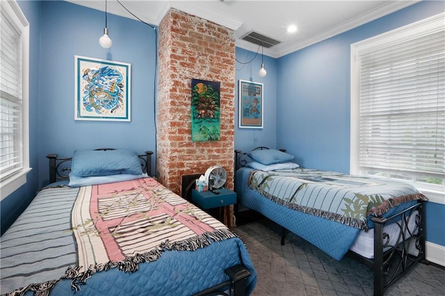 1030 Kerlerec St Unit 6, New Orleans, LA 70116 - bedroom with ornamental molding and baseboards