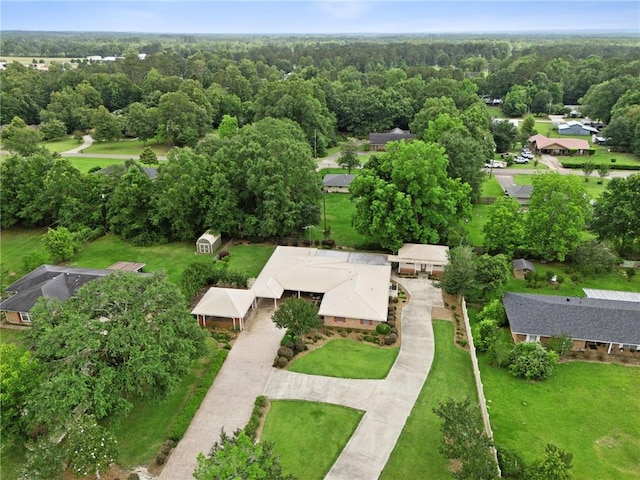 2108 Washington St, Franklinton, LA 70438 - aerial view of residential area with a forest