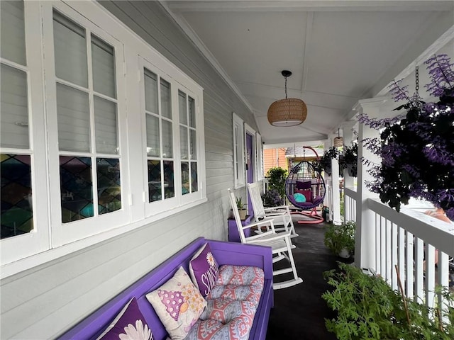 2716 Lavender St, New Orleans, LA 70122 - view of covered porch