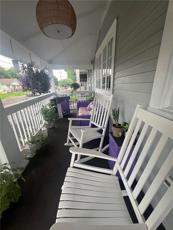 2716 Lavender St, New Orleans, LA 70122 - view of wooden porch