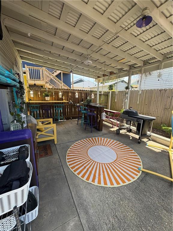 2716 Lavender St, New Orleans, LA 70122 - view of patio