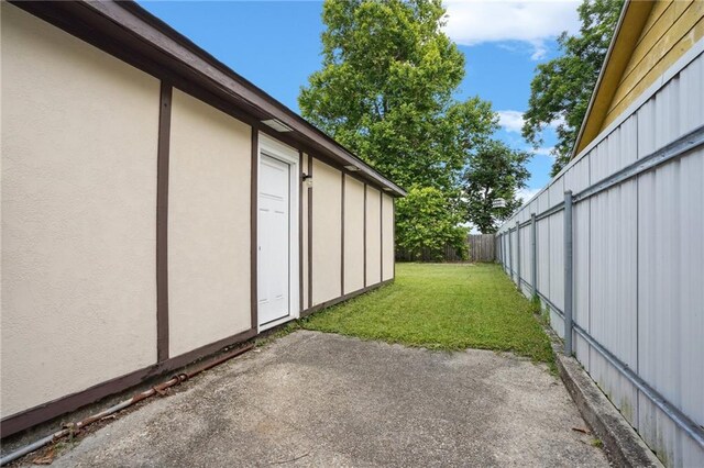 4124 Ames Blvd, Marrero, LA 70072 - view of yard with a patio area