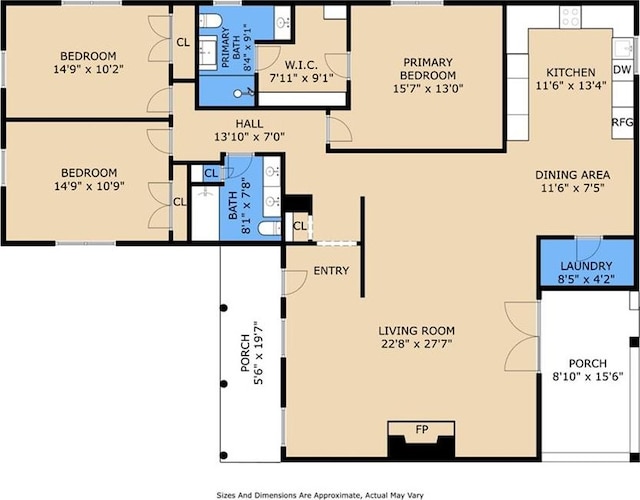 1617 Claudius St, Metairie, LA 70005 - property floor plan