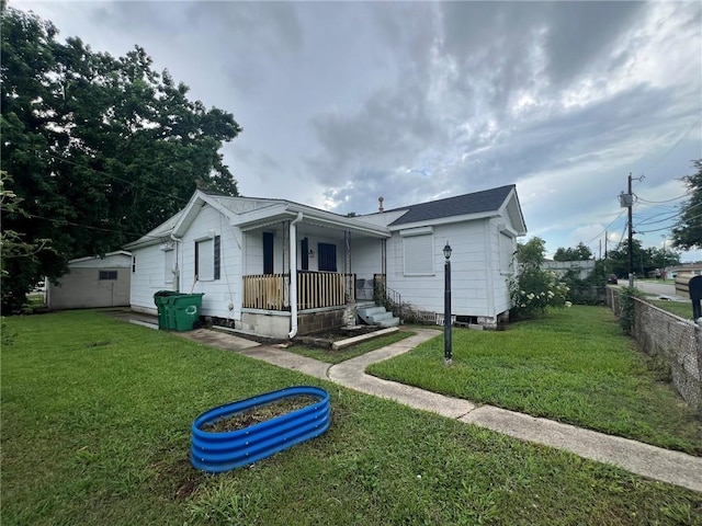 1638 Stafford St, Gretna, LA 70053 - view of front facade with a porch
