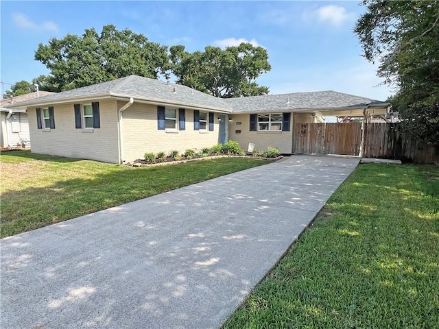 6021 Amhurst St, Metairie, LA 70003 - ranch-style home with driveway and brick siding