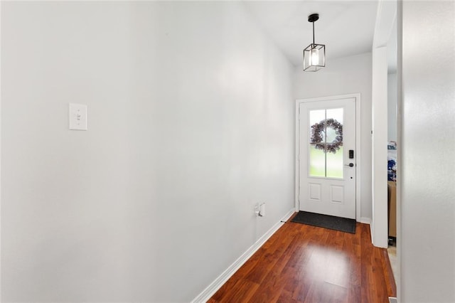 317 Haven Way, Lacombe, LA 70445 - entryway with dark wood-type flooring and baseboards