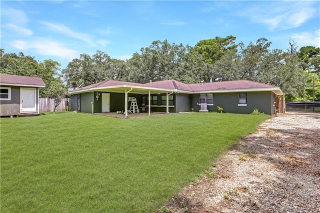 105 Norland Ave, New Orleans, LA 70131 - back of property featuring a patio and an outdoor structure