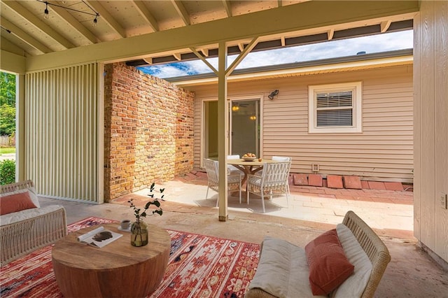2924 Elizabeth St, Metairie, LA 70003 - view of patio featuring outdoor dining area