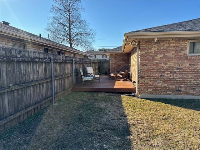 5121 Pike Dr, Metairie, LA 70003 - view of yard featuring a deck