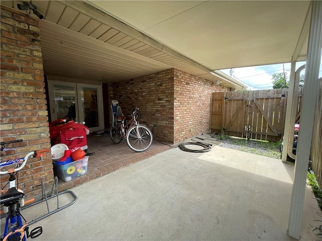 5121 Pike Dr, Metairie, LA 70003 - view of patio featuring a gate