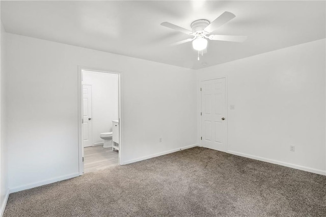 305 S Walnut St, Hammond, LA 70403 - carpeted spare room with a ceiling fan and baseboards