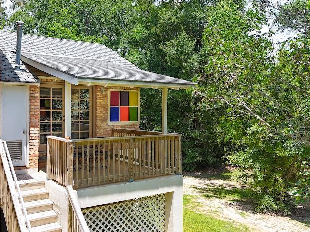 109 Kendrick Dr, Slidell, LA 70461 - view of wooden deck