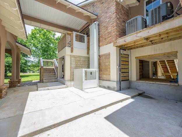 109 Kendrick Dr, Slidell, LA 70461 - view of patio featuring stairs
