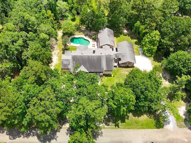 109 Kendrick Dr, Slidell, LA 70461 - view from above of property with a pool