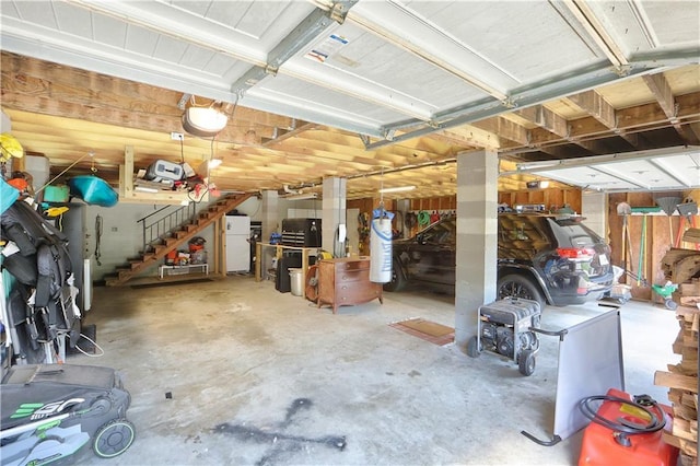 18123 Cusachs Dr, Covington, LA 70433 - garage featuring a garage door opener