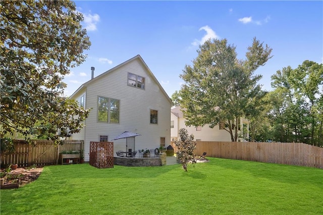 18123 Cusachs Dr, Covington, LA 70433 - rear view of property with a patio